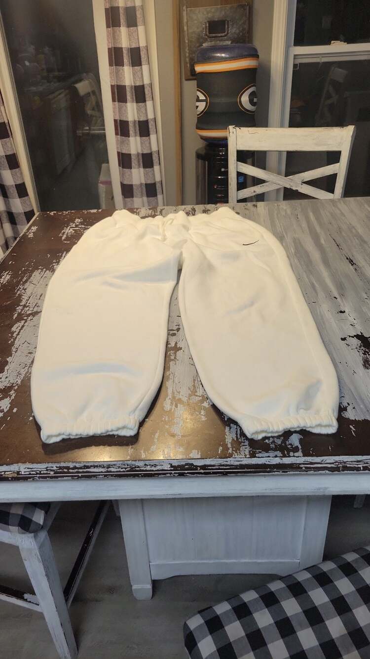 Nike Sportswear Fleece Joggers White Size Large
